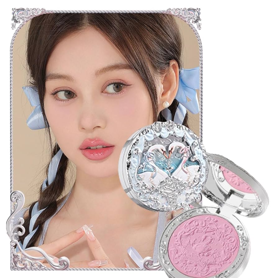 【新品6点セット】フラワーノーズ　スワンバレエ　手鏡＆チーク＆メイクブラシ＆口紅 Flower Knows （フラワーノーズ） コスメセット コスメ